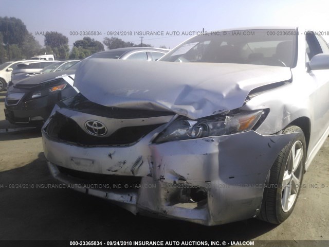 4T1BF3EK4BU625480 - 2011 TOYOTA CAMRY SE/LE/XLE 银色 照片 6