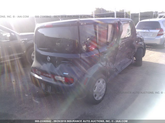 JN8AZ2KR3DT305910 - 2013 NISSAN CUBE S/SL BLACK photo 4