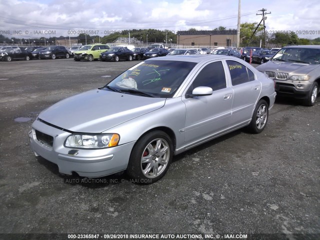 YV1RS592152440365 - 2005 VOLVO S60 2.5T SILVER photo 2