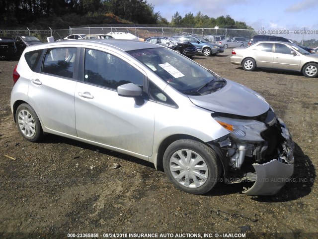 3N1CE2CP3FL411703 - 2015 NISSAN VERSA NOTE S/S PLUS/SV/SL/SR SILVER photo 1