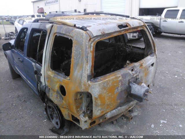 1J4GK48K03W609140 - 2003 JEEP LIBERTY SPORT/FREEDOM ლურჯი ფოტო 6