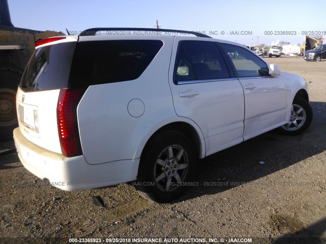 1GYEE437790134132 - 2009 CADILLAC SRX WHITE photo 4