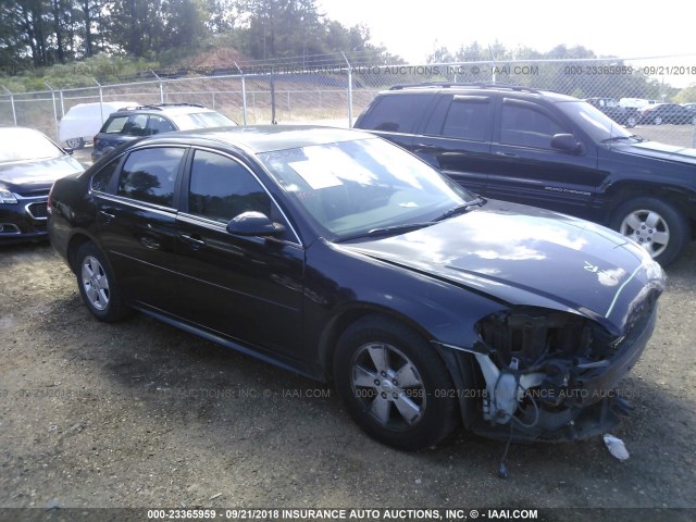 2G1WB5EK0A1238568 - 2010 CHEVROLET IMPALA LT BLACK photo 1