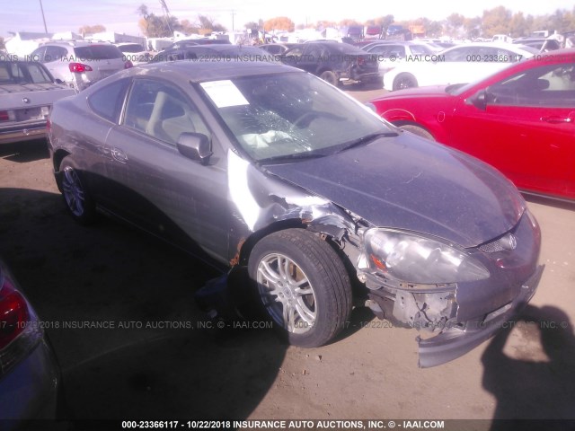 JH4DC54805S009071 - 2005 ACURA RSX GRAY photo 1