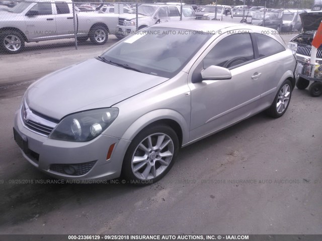 W08AT271885137362 - 2008 SATURN ASTRA XR SILVER photo 2