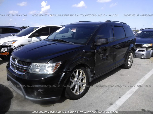 3C4PDCBB6DT502782 - 2013 DODGE JOURNEY SXT BLACK photo 6