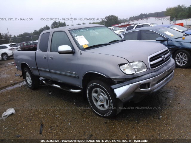 5TBBT4418YS088274 - 2000 TOYOTA TUNDRA ACCESS CAB/ACCESS CAB SR5 GRAY photo 1