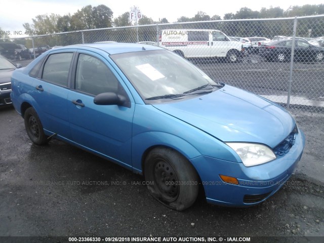 1FAHP34N27W291099 - 2007 FORD FOCUS ZX4/S/SE/SES Көк фото 1