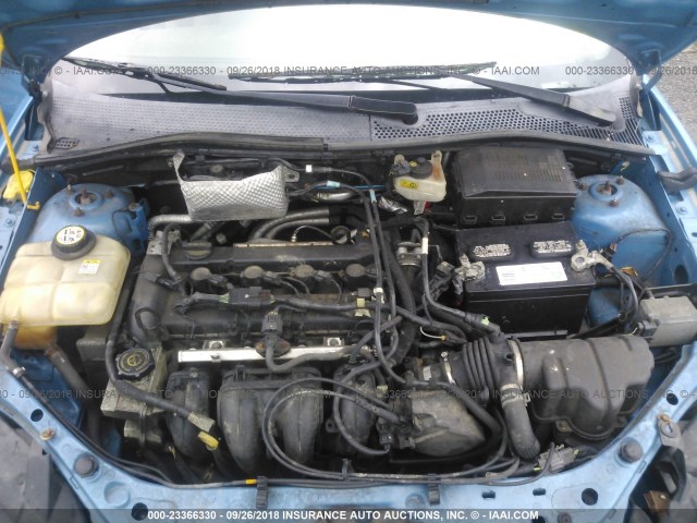 1FAHP34N27W291099 - 2007 FORD FOCUS ZX4/S/SE/SES Көк фото 10