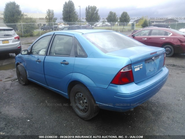 1FAHP34N27W291099 - 2007 FORD FOCUS ZX4/S/SE/SES Көк фото 3