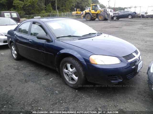 1B3EL46R55N616413 - 2005 DODGE STRATUS SXT BLUE photo 1