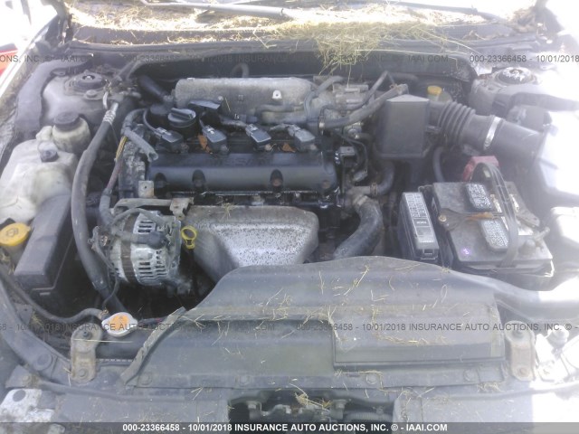 1N4AL11E62C211030 - 2002 NISSAN ALTIMA S/SL SILVER photo 10