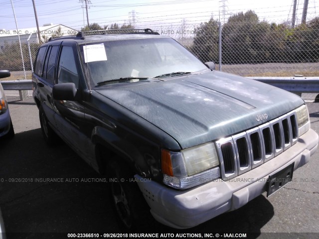 1J4GZ58S2VC526959 - 1997 JEEP GRAND CHEROKEE LAREDO/TSI GREEN photo 1