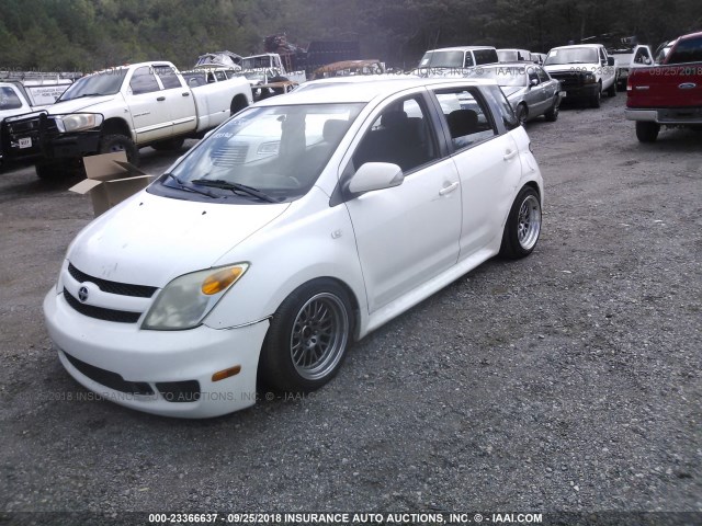 JTKKT624X65009523 - 2006 TOYOTA SCION XA WHITE photo 2