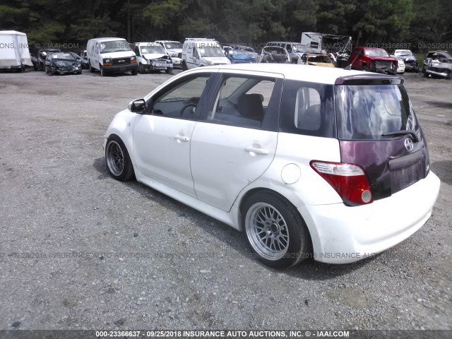 JTKKT624X65009523 - 2006 TOYOTA SCION XA WHITE photo 3