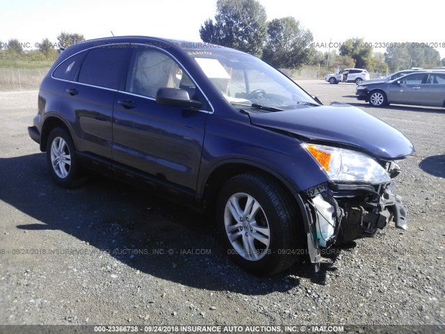 5J6RE4H57BL106540 - 2011 HONDA CR-V EX BLACK photo 1