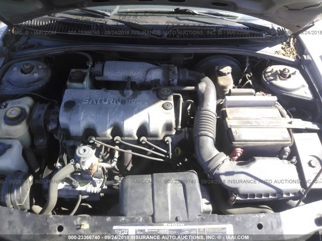 1G8ZH52881Z299289 - 2001 SATURN SL1 SILVER photo 10