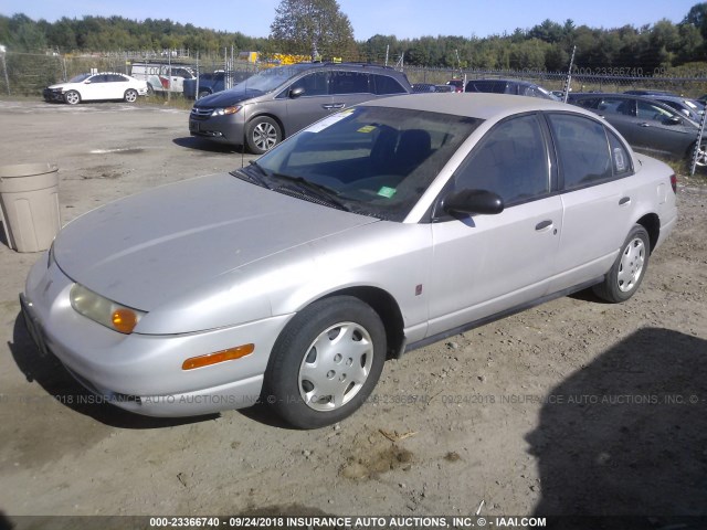 1G8ZH52881Z299289 - 2001 SATURN SL1 SILVER photo 2