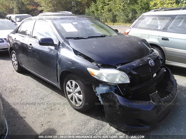 JTDBL40E199027221 - 2009 TOYOTA COROLLA LE/XLE BLACK photo 1