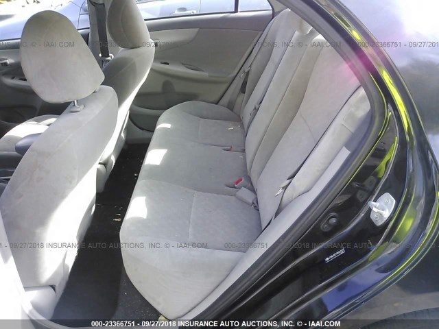 JTDBL40E199027221 - 2009 TOYOTA COROLLA LE/XLE BLACK photo 8