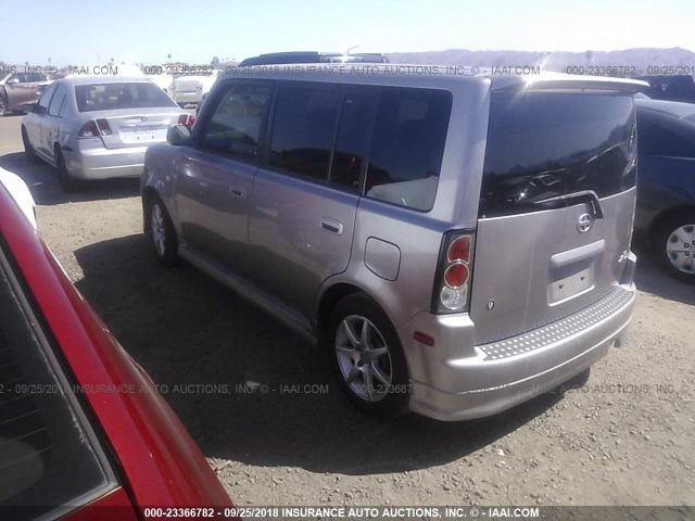 JTLKT324740159917 - 2004 TOYOTA SCION XB Plata foto 3