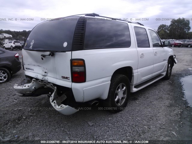 1GKFK66U94J124032 - 2004 GMC YUKON XL DENALI WHITE photo 4