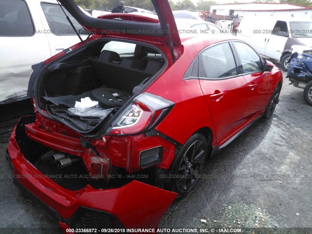 SHHFK7H4XHU232055 - 2017 HONDA CIVIC SPORT 红色 照片 4