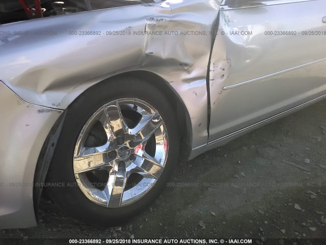 1G1ZC5EB0AF211535 - 2010 CHEVROLET MALIBU 1LT ვერცხლისფერი ფოტო 6