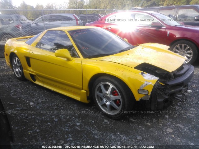 JH4NA1182TT000032 - 1996 ACURA NSX T YELLOW photo 1