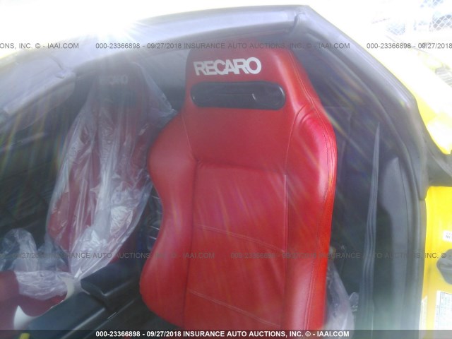 JH4NA1182TT000032 - 1996 ACURA NSX T YELLOW photo 8