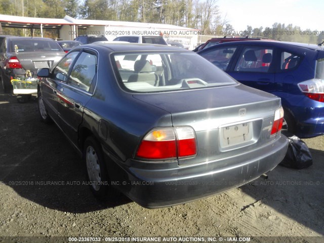 JHMCD5633VC021834 - 1997 HONDA ACCORD LX/EX GREEN photo 3