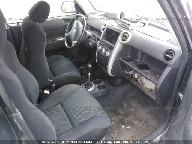 JTLKT334350202889 - 2005 TOYOTA SCION XB Negro foto 5