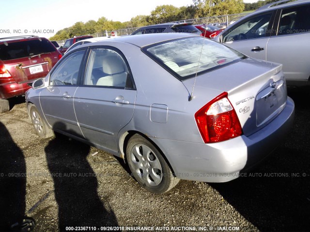 KNAFE121765354470 - 2006 KIA NEW SPECTRA LX/EX SILVER photo 3