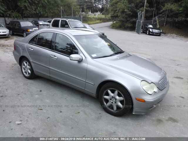 WDBRF84J14F453925 - 2004 MERCEDES-BENZ C 320 4MATIC SILVER photo 1