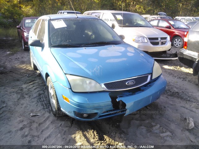 1FAHP34N77W128996 - 2007 FORD FOCUS ZX4/S/SE/SES 蓝色 照片 6