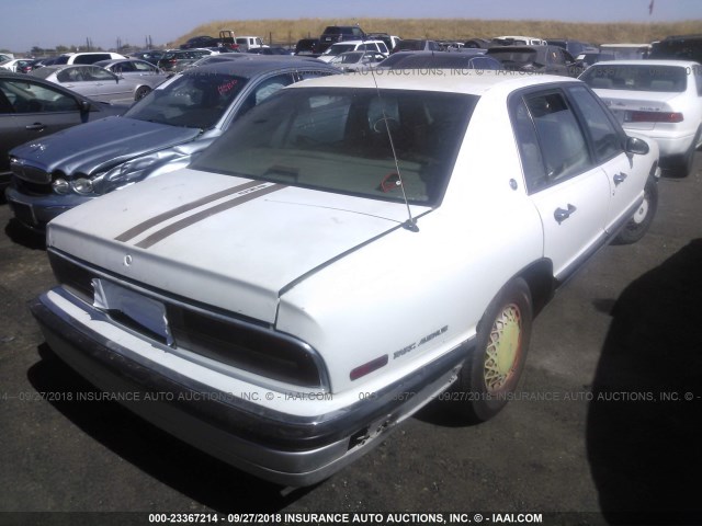 1G4CW52L7R1613753 - 1994 BUICK PARK AVENUE  WHITE photo 4