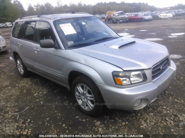 JF1SG69655H703798 - 2005 SUBARU FORESTER 2.5XT SILVER photo 1