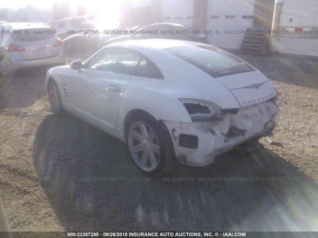 1C3AN69L14X009393 - 2004 CHRYSLER CROSSFIRE LIMITED WHITE photo 3