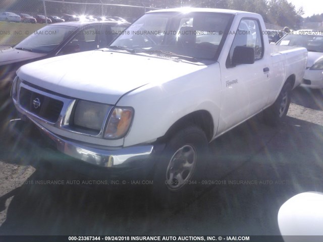 1N6DD21S2YC408024 - 2000 NISSAN FRONTIER XE WHITE photo 2