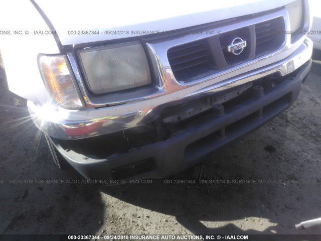 1N6DD21S2YC408024 - 2000 NISSAN FRONTIER XE WHITE photo 6