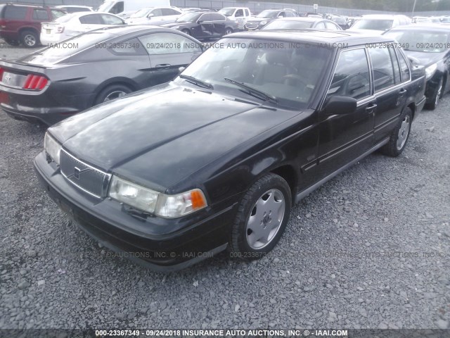 YV1KS9611S1057113 - 1995 VOLVO 960 BLACK photo 2