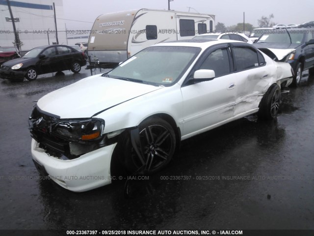 19UUA569X3A064225 - 2003 ACURA 3.2TL TYPE-S WHITE photo 2