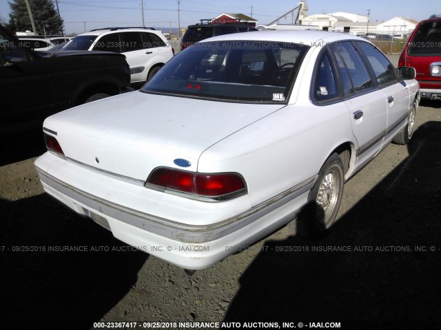 2FACP74W7NX117606 - 1992 FORD CROWN VICTORIA LX WHITE photo 4