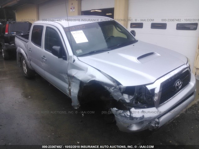 3TMLU4EN6BM057686 - 2011 TOYOTA TACOMA DOUBLE CAB 银色 照片 1