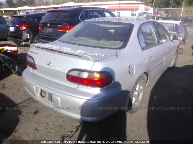 1G1NE52J516156889 - 2001 CHEVROLET MALIBU LS 银色 照片 4
