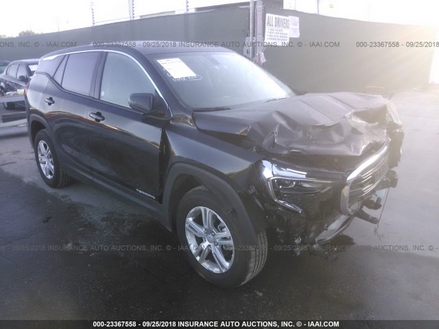 3GKALMEV0JL285962 - 2018 GMC TERRAIN SLE BLACK photo 1