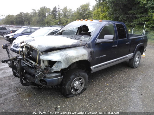 3D7KU28D33G796331 - 2003 DODGE RAM 2500 ST/SLT 蓝色 照片 2