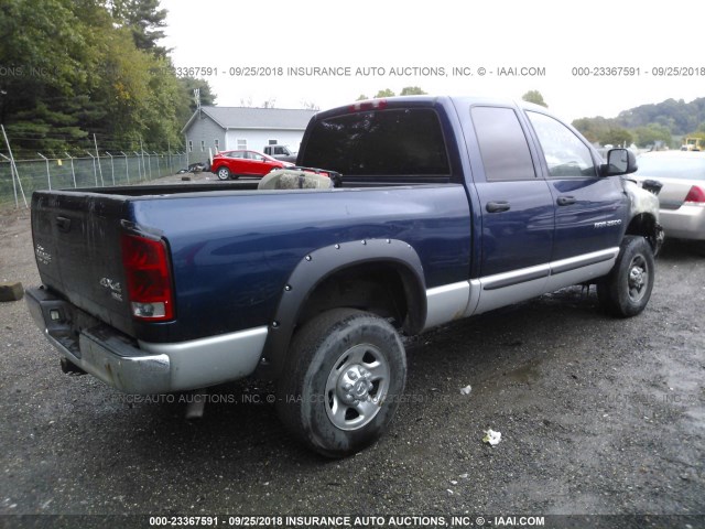 3D7KU28D33G796331 - 2003 DODGE RAM 2500 ST/SLT 蓝色 照片 4