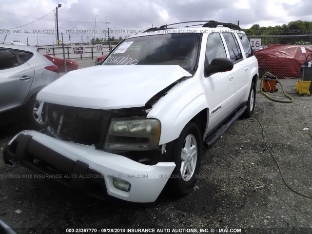 1GNES16S826102796 - 2002 CHEVROLET TRAILBLAZER EXT WHITE photo 2