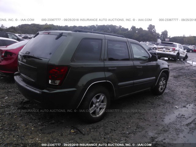1J4GR48K46C296577 - 2006 JEEP GRAND CHEROKEE LAREDO/COLUMBIA/FREEDOM 绿色 照片 4
